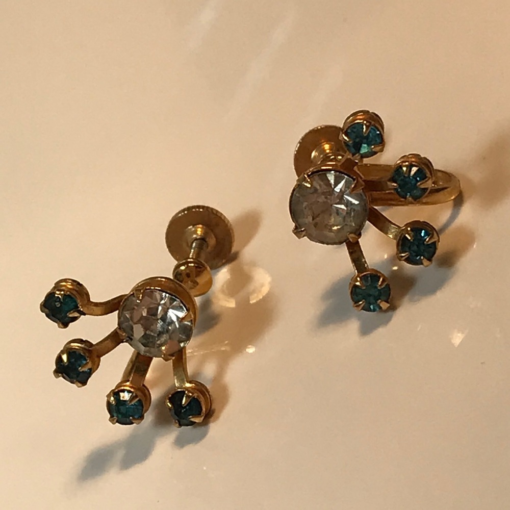 Circa 1950 B + N Bugbee & Niles screwback earrings